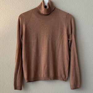 MANGO Women’s Brown Turtleneck Sweater